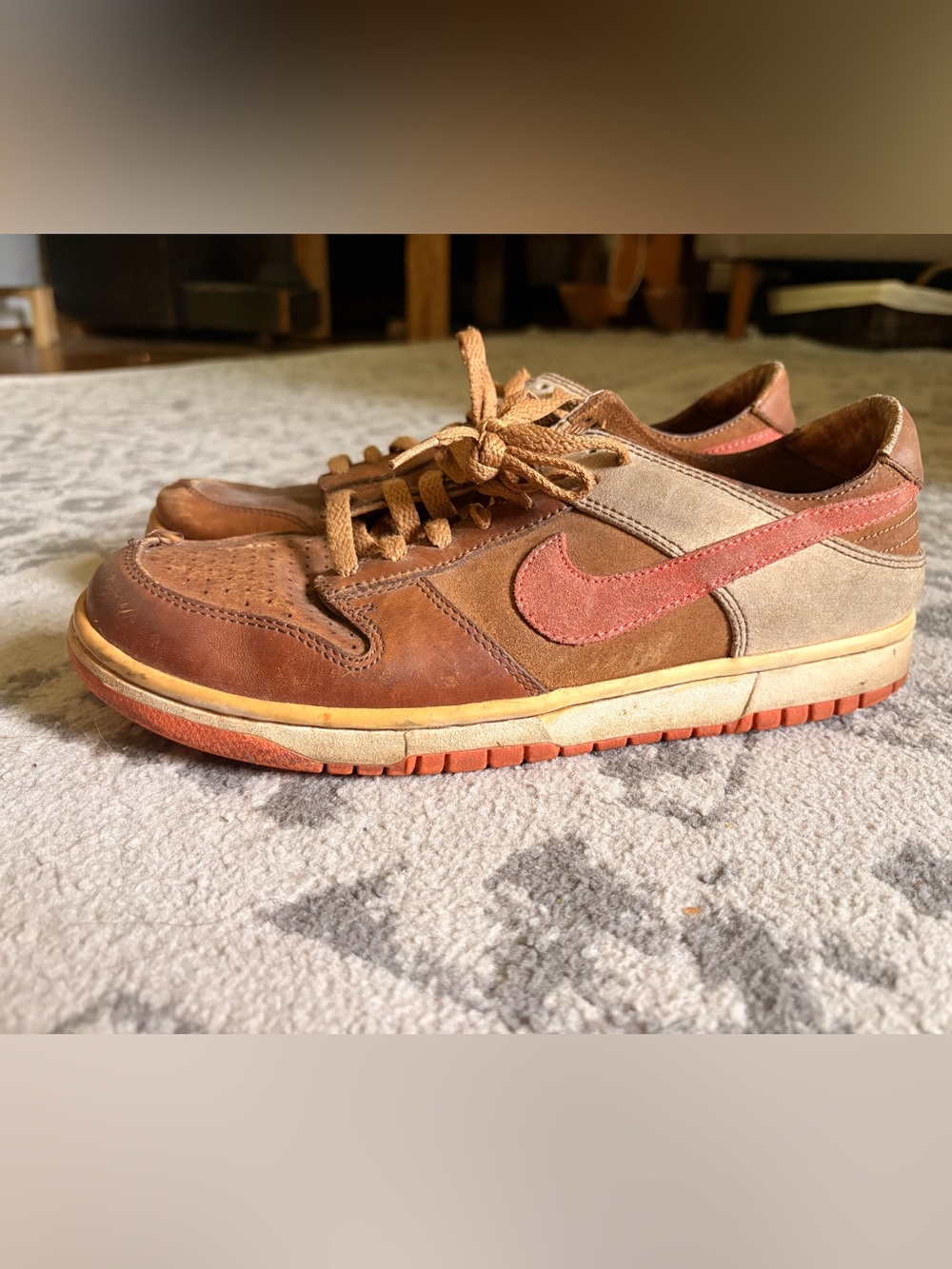 Nike Dunk Low NI - 311899-761 - 2006 - VTG & rare “Golden Hops/Wild Mango-Pearl"